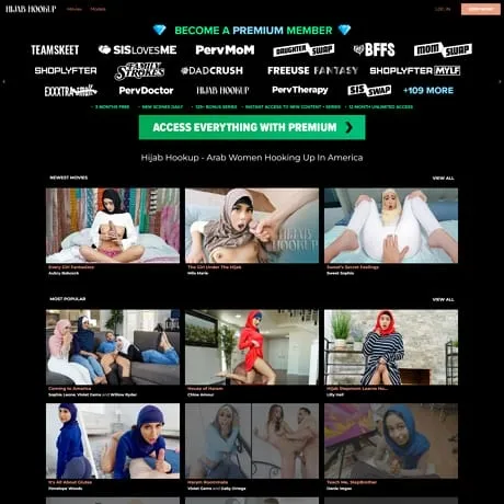 Premium porn site showcases exotic hijab-wearing Arab women - X ThePornDude